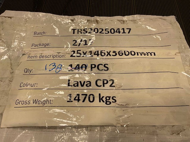 Bamdura composiet vlonderplank - lava - 360x14,6x2,5 cm (140x) - afbeelding 7 van  7