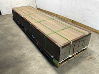 Bamdura composiet vlonderplank - lichtbruin - 400x14,3x2,2 cm (120x) - afbeelding 1 van  8