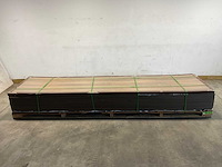 Bamdura composiet vlonderplank - lichtbruin - 400x14,3x2,2 cm (120x) - afbeelding 2 van  8