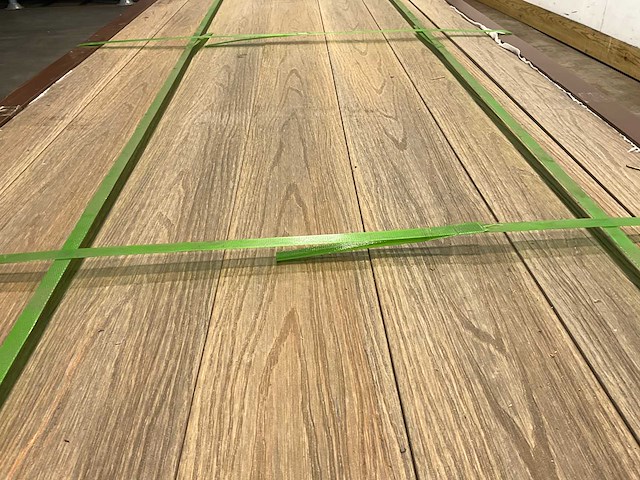 Bamdura composiet vlonderplank - lichtbruin - 400x14,3x2,2 cm (120x) - afbeelding 4 van  8