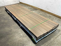 Bamdura composiet vlonderplank - lichtbruin - 400x14,3x2,2 cm (50x) - afbeelding 1 van  8