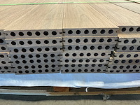 Bamdura composiet vlonderplank - lichtbruin - 400x14,3x2,2 cm (50x) - afbeelding 6 van  8
