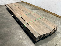 Bamdura composiet vlonderplank - lichtbruin - 400x14,3x2,2 cm (59x) - afbeelding 1 van  8
