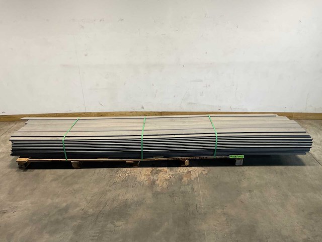 Bamdura composiet vlonderplank - lichtgrijs - 400x14,3x2,2 cm (75x) - afbeelding 2 van  6