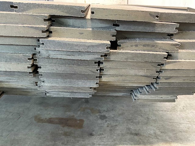 Bamdura composiet vlonderplank - lichtgrijs - 400x14,3x2,2 cm (75x) - afbeelding 5 van  6