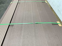 Bamdura composiet vlonderplank - walnoot - 360x14,6x2,5 cm (35x) - afbeelding 1 van  5