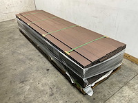 Bamdura composiet vlonderplank - walnoot - 360x14,6x2,5 cm (37x) - afbeelding 1 van  6