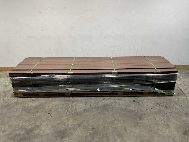 Bamdura composiet vlonderplank - walnoot - 360x14,6x2,5 cm (37x) - afbeelding 2 van  6