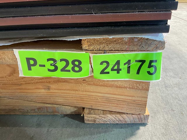 Bamdura composiet vlonderplank - zwart / rood - 360x14,3x2,2 cm (66x) - afbeelding 7 van  8