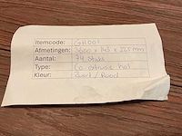 Bamdura composiet vlonderplank - zwart / rood - 360x14,3x2,2 cm (66x) - afbeelding 8 van  8