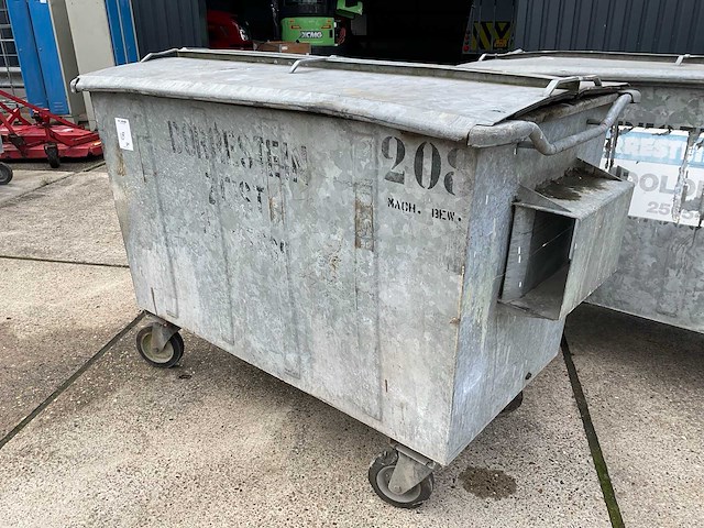 Bammeens afvalcontainer (2x) - afbeelding 3 van  3