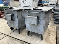 Bammeens afvalcontainer (2x) - afbeelding 1 van  3