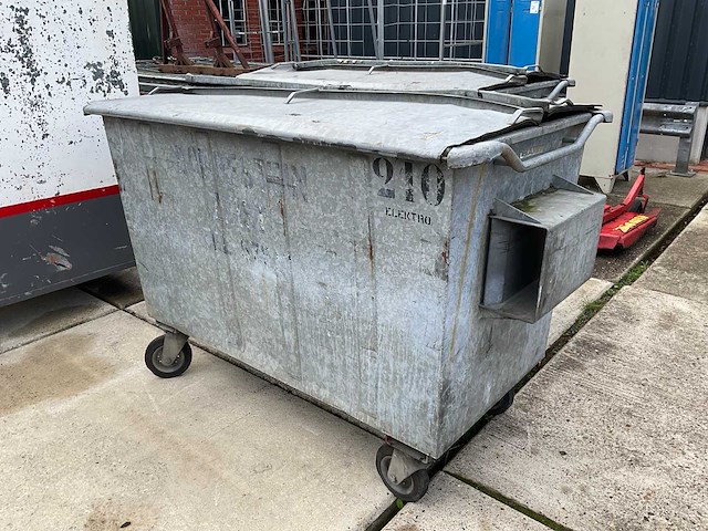 Bammeens afvalcontainer (2x) - afbeelding 2 van  3