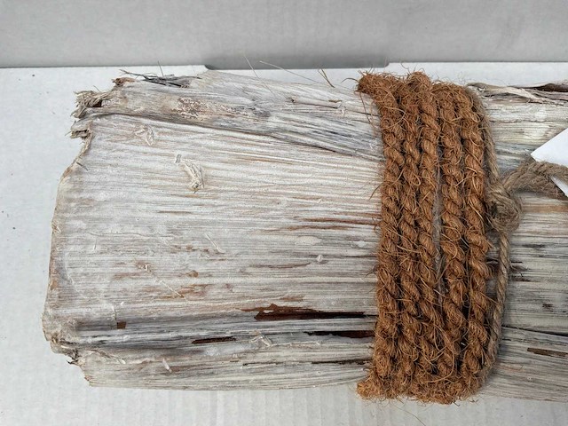 Banana leave white wash decoratiemateriaal (320x) - afbeelding 4 van  8