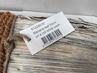 Banana leave white wash decoratiemateriaal (320x) - afbeelding 5 van  8
