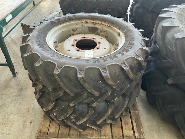 Band met velg (2x) - afbeelding 1 van  4