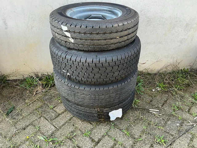 Band, wiel, velg (4x) - afbeelding 1 van  3