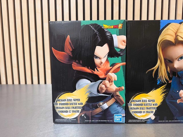 Bandai - dragon ball super android 17 & android 18 collectiefiguren (2x) - afbeelding 2 van  7