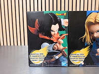 Bandai - dragon ball super android 17 & android 18 collectiefiguren (2x) - afbeelding 2 van  7
