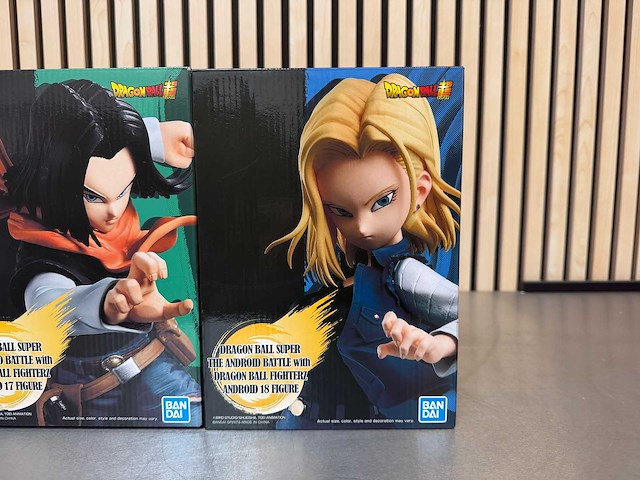 Bandai - dragon ball super android 17 & android 18 collectiefiguren (2x) - afbeelding 3 van  7
