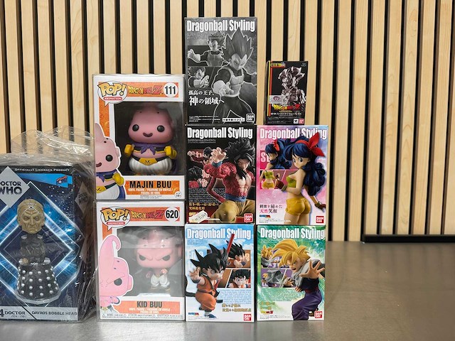 Bandai / banpresto / funko pop! / bbc - dragon ball z & doctor who collectiefiguren (10x) - afbeelding 2 van  8