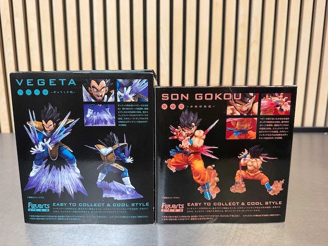 Bandai / tamashii nations - dragon ball z figuarts zero – son gokou & vegeta (2x) - afbeelding 6 van  6