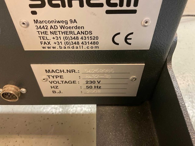 Bandall ba32 omsnoeringsmachine - afbeelding 6 van  8