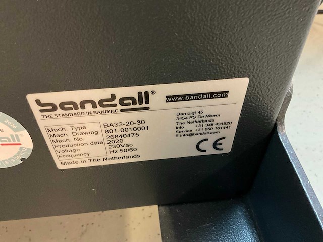Bandall ba32 omsnoeringsmachine - afbeelding 6 van  6