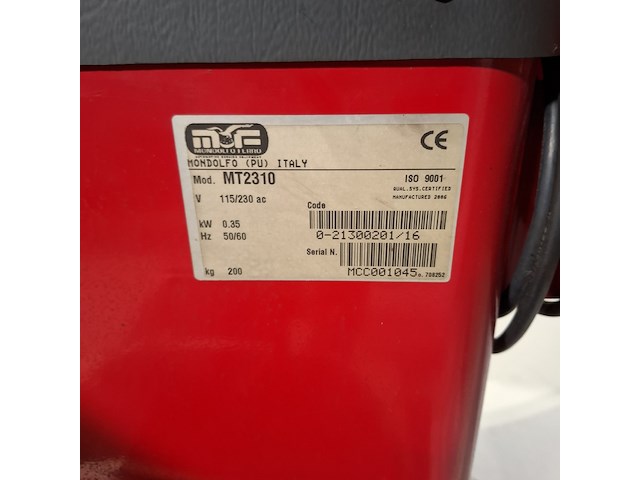 Banden demonteermachine, mondolfo ferro, mt 2310 - afbeelding 13 van  14