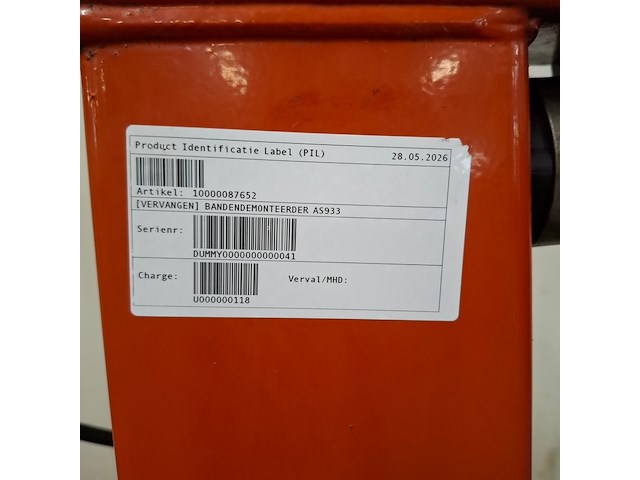 Banden monteerapparaat, mondolfo ferro, sl60a, 2000 - afbeelding 8 van  15