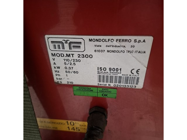 Bandenbalanceerapparaat, mondolfo ferro, mt2300, 2002 - afbeelding 4 van  12