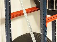 Bandenstelling ±3,05m lang, 0,5m diep mecalux, gedemonteerd - afbeelding 2 van  4