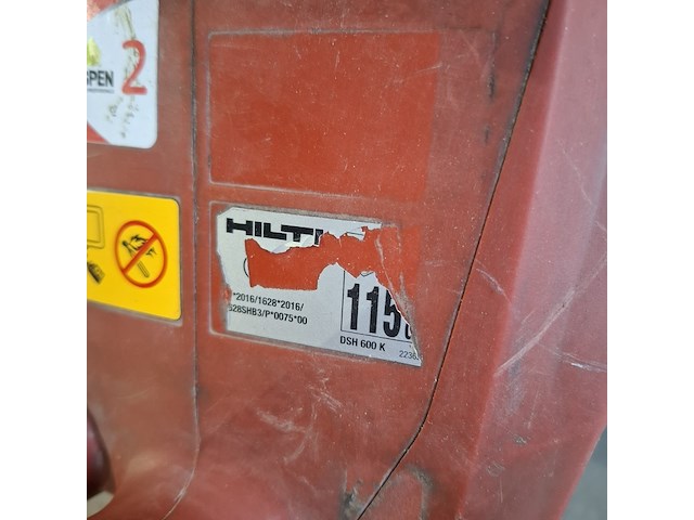 Bandenzaag en clipper zaagtafel, hilti en carat, dsh 600-x - afbeelding 5 van  13