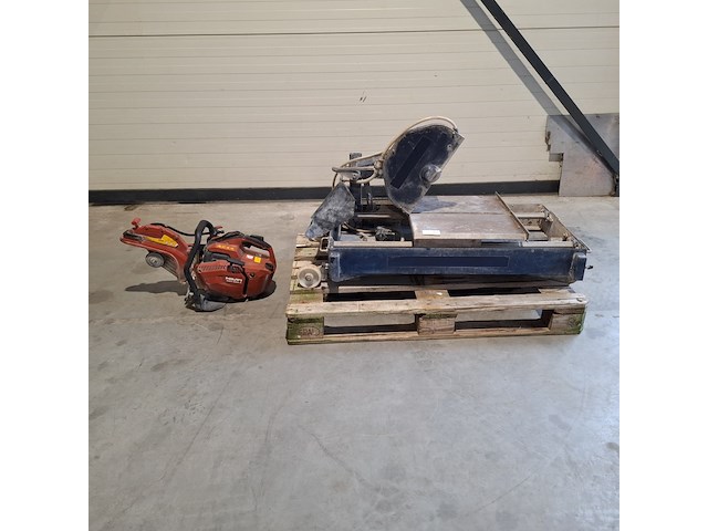 Bandenzaag en clipper zaagtafel, hilti en carat, dsh 600-x - afbeelding 1 van  13