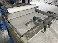 Bandfilterinstallatie, envirochemie, split-o-mat som 3000, blauw/grijs, 2011, waterbehandeling | industriële filterinstallatie - afbeelding 8 van  12