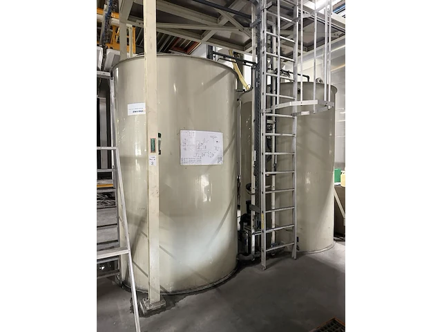 Bandfilterinstallatie, envirochemie, split-o-mat som 3000, blauw/grijs, 2011, waterbehandeling | industriële filterinstallatie - afbeelding 12 van  12