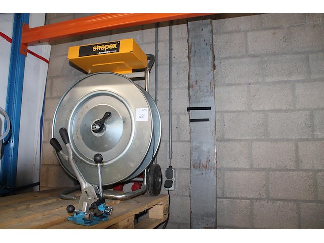 Bandoleerapparaat strapex met krat klembeugels en krat kunststof hoekjes. - afbeelding 3 van  4