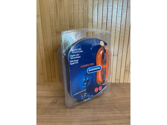 Bandridge | bcl7525 | cat6 gigabit-netwerkkabel | 25mtr - afbeelding 2 van  3