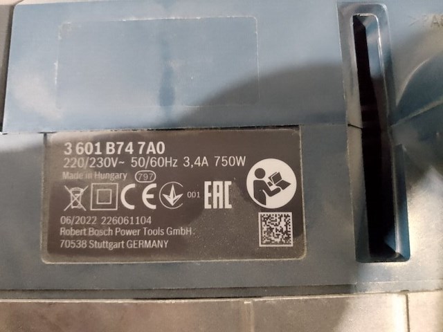 Bandschuurmachine - 230v bosch, gbs 75 ae, bouwjaar 2022 - afbeelding 3 van  4