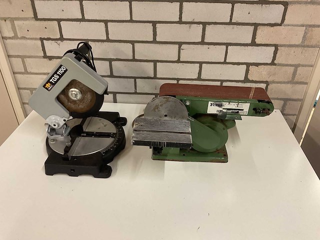 Bandschuurmachine & afkortzaag - afbeelding 1 van  7