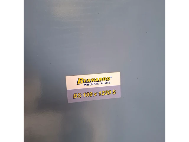 Bandschuurmachine bernardo, bs 100x1220 s - afbeelding 8 van  8