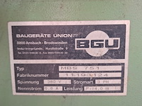 Bandschuurmachine bgu, mbs751 - afbeelding 5 van  6