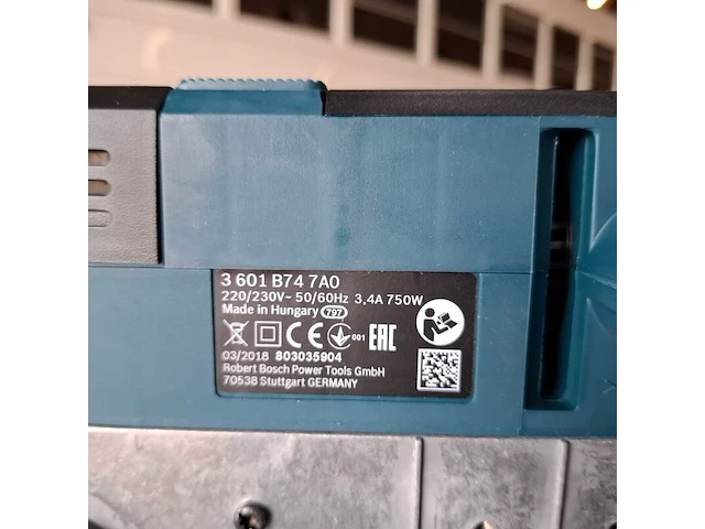 Bandschuurmachine bosch, gbs 75 ae - afbeelding 5 van  7