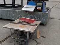 Bandschuurmachine en tegelzaag