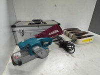 Bandschuurmachine makita, 9924db, met partij schuurbanden
