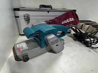 Bandschuurmachine makita, 9924db, met partij schuurbanden - afbeelding 2 van  5