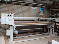 Bandschuurmachine meber met schuurlengte 280 cm en manuele aandrukker. plaatoppervlakte 120 x 280 cm. bandl...