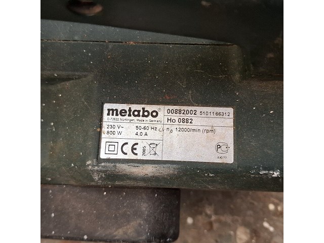 Bandschuurmachine met schaafmachine, makita en metabo - afbeelding 2 van  12