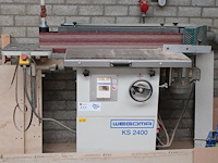 Bandschuurmachine wegoma ks2400. 400v. let op: exclusief stofafzuiging.