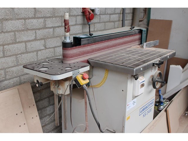 Bandschuurmachine wegoma ks2400. 400v. let op: exclusief stofafzuiging. - afbeelding 2 van  4